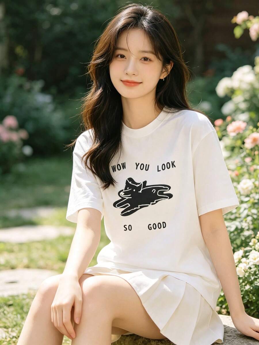 Women T-Shirts - White - View 1