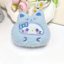 1 Pc Head Cover Plush Toy Backpack Accessory Birthday Gift Valentine's Day Gift Souvenir Keychain Small Pendant - Multicolor - View 11
