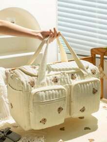 Large Capacity Unisex Diaper Bag, Suitable For Travel And Baby Care, Can Be Used As A General Travel Bag Or Gym Bag - Multicolor - View 2