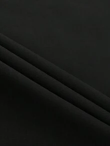 Women's Premium 180g Pure Cotton T-Shirt, Plus Size, Loose Fit, Short Sleeve, Round Neck, Slimming Effect, Mother's Day Gift, Sizes 3XL-5XL, Women's Pure Cotton T-Shirt, Short Sleeve, Unique Design, Printed, New Summer Style, Loose Fit, Slimming Top For Students,  For Women. - 黑色 - 查看 4