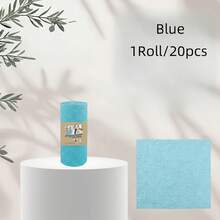 1 Roll Washable Kitchen Towels, Reusable Cleaning Cloth Roll, Multi-Purpose, Durable And Soft, Suitable For Kitchen, Bathroom, Car And Office Cleaning, Paper Towel Alternative - A - View 5