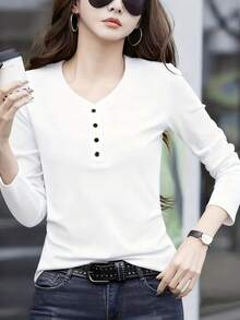 Elegant And Modern Top For Women - 白色的 - 查看 3