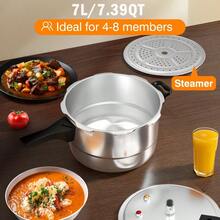 [Fast Cooking Kitchen Pot] MOZEAT LENS 1pc Aluminum Kitchen Pot | Fast Cooking, Saves Time, Compatible With Gas & Induction,  Cooking & Stewing, Holiday Gift, Cookware Accessories - View 4