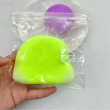 1 Stück neuestes virales Squishy-Stressspielzeug, weiches und super flüssiges Puff-Melone Daifuku Eigelb Gebäck Quetschspielzeug, hochattraktives Squishy, Geburtstagsgeschenk/Weihnachtsgeschenk/Neujahrsgeschenk/Valentinstagsgeschenk/Halloween-Geschenk - Verschiedenfarbig - Übersicht 8