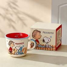 Snoopy Abebe 可愛量杯，家用早餐杯，情侶禮物，新品到貨批發 - 彩色 - 查看 8
