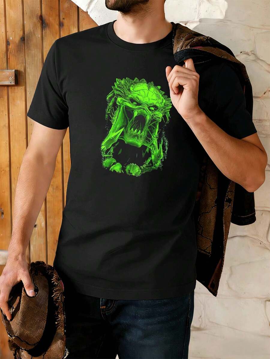 T-shirts homme Plus Size - Noir - Voir 1