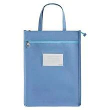 1pc A4 Size Student Transparent Waterproof Multi-Function Dual Layer Portable File Folder Tote Bag, Spacious Capacity & Simple Design For Daily Use, Suitable For Students, Office And Business,Back To School,School Supplies - Transparent Storage Bag - View 35