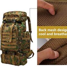 Camping & Hiking Bags - Army Green - View 7