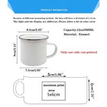 Taza de café de dinosaurio personalizada con nombre, taza personalizada para niños, recuerdos de fiesta de cumpleaños para niños, regalo de Navidad y San Valentín - -A015WH-88 - Ver 3