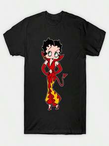 Women T-Shirts - Black - View 1