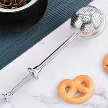 Stainless Steel Telescopic Powdered Sugar Shaker, Cocoa/Flour Sifter Dusting Wand For Baking - Multicolor - View 3