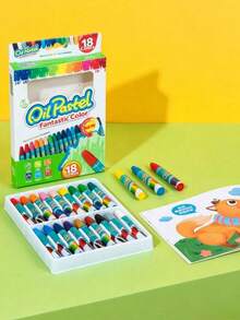 36/24/12 Colors Student Oil Pastel Crayons, Rich And Vibrant Colors. Washable Design, Easily Cleaned From Stains. Suitable For Children's Daily Doodling, Creative Painting, And Various DIY Crafts, Perfect For Home And Classroom Art - Sets - View 6