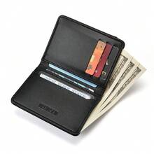 New PU Leather Men's Wallet & Card Holder, Multiple Card Slots, Compact & Minimalist Design, Suitable For Storing ID And Various Cards - Multicolor - View 7