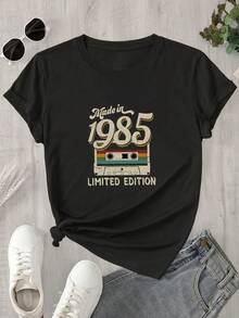 Halloween Graphic T-Shirt - Black - View 1