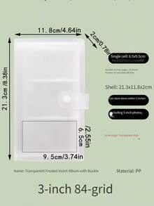 Multi-Pocket Transparent Photo Album, 84-Page, 120-Page Or 240-Page Capacity Options, Suitable For Storing Idol Photocards, Celebrity Collection Cards And Various Collectibles - Multicolor - View 9