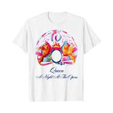 Official Queen Of A Night At The Opera T-Shirt - 白色 - 查看 1