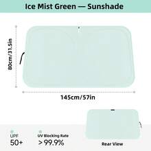 Aesthetic Portable Universal Car Windshield Sunshade , Efficient Sun Protection, Foldable Windshield Sunshade, Suitable For Most Vehicles, Easy To Store, Heat Insulation, Car Accessories Interior, Windshield Sun Shade - Multiple Styles - View 18