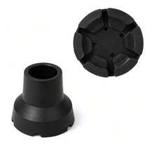 Non-Slip Rubber Tips For Canes Kit With 3 Units - Negro - Ver 9