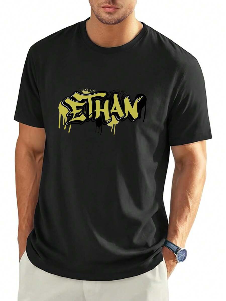 T-Shirts Hommes - Noir - Voir 1