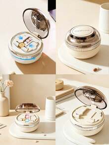 Japanese Style Pill Cutter, 1/4 Tablet Splitter, Pill Cutter And Splitter, Compact 2-In-1 Pill Cutter, Small Portable Pill Cutter And Storage Box, Portable Pill Dispenser, Precise 1:2 Tablet Splitter, Convenient And Easy To Use Pill Storage Box, Plastic Material, Home Mini Pill Cutter. Multifunctional Pill Tool - Multicolor - View 11