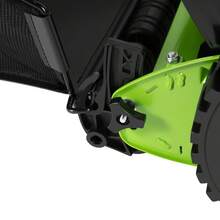 SENDERPICK 12-Inch Manual Push Reel Lawn Mower 5-Blade Cordless Push Mower With Grass Catcher Walk-Behind Push Lawn Mower For Yard Garden - A - View 8