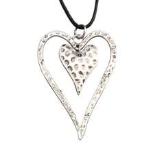 S Design, Sweater Chain, Handmade Jewelry - Necklace With Cord Pendant - View 9