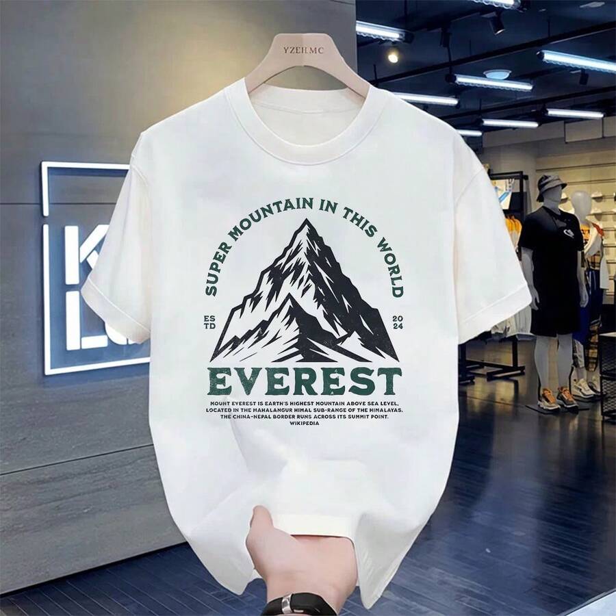 Business Casual Herren T-Shirt in locker geschnittener Form mit Rundhalsausschnitt und Kurzarm, geeignet für den Sommer - Weiss - Übersicht 1