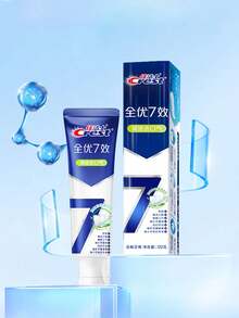 CREST Dentifrice de nettoyage en profondeur 7-en-1, efficacité 7-en-1 contre les caries, la plaque dentaire, le tartre, la gingivite, les taches, la sensibilité dentaire et la mauvaise haleine, blanchiment de l'émail, saveur de menthe fraîche, 120g/4,23oz - Nettoyant pour l'haleine Deep Clean 120 g - Voir 10