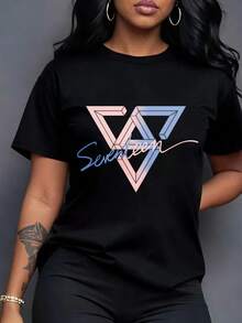 Women T-Shirts - Black - View 2