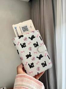 優雅女用護照套旅行錢包 RFID 防盜 PU 皮革護照夾附卡槽 旅行禮物首選 - 彩色 - 查看 2