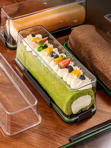 Contenedor de almacenamiento de pan, caja de pan hermética de gran capacidad, adecuada para la encimera de la cocina, puede almacenar tostadas, pan, pasteles, tortillas, pastelería, caja de almacenamiento apilable que ahorra espacio, adecuada para la despensa y el refrigerador - Multicolor - Ver 3