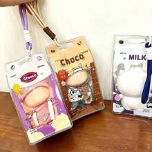 10/15cm Plush Doll Storage Bag, PVC Transparent Doll Display Bag, LABOBO Display Bag, SP Doll Transparent Bag, Ita Bag, Plush Storage Bag, Transparent Storage Box, With Keychain, Suitable For Anime Cartoon Dolls, Fan Merchandise[Bag + Keychain Only] - Multicolor - View 6