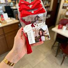 Ornamen Kenang-kenangan Foto Kelulusan yang Dipersonalisasi, Tag Kenang-kenangan Kelulusan Akrilik Berbentuk Topi dan Rumbai Wisuda yang Unik, Dapat Dicetak Sesuai Pesanan dengan Foto Kelulusan Anda Sendiri, Nama Kustom, Nama Sekolah, Tahun Kelulusan & Teks Kelas. - MultiWarna - View 18