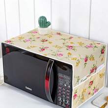 Funda antipolvo impermeable para refrigerador con bolsillos de almacenamiento laterales, protector para la parte superior del refrigerador, organizador de cocina - Ver 50