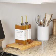 Kitchen Cooking Oil Dispenser Set, Olive Oil & Vinegar Bottles, Soy Sauce Dispenser -  Elegant Book Design, Durable, Leak-Proof, Easy-Pour Spouts, Perfect For Kitchen, Dining Table - Gold - View 5