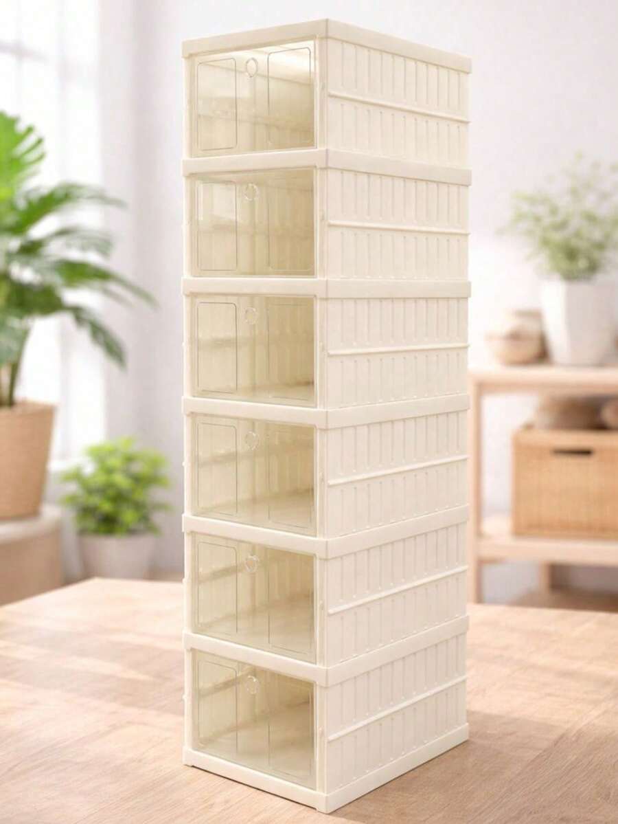 6-TIER SHOE ORGANIZER - White - View 1