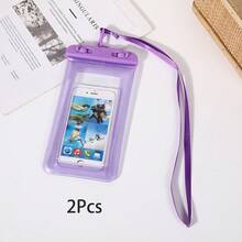 1/2/3pcs Universal Waterproof Phone Case, 3D Waterproof Phone Protective Cover, Phone Waterproof Pouch, Essential For Travel, Beach, Pool, Cruise, Compatible With IPhone/Galaxy, Prevents Phone Water Damage - Multicolor - View 28