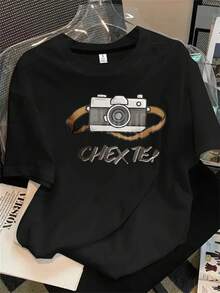Halloween Graphic T-Shirt - Black - View 1