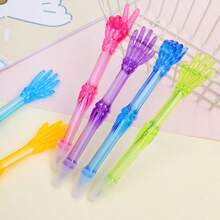 Back To School Special Offer, Transparent 0.5mm Gesture Hand Bone Shaped Ballpoint Pen 3/6/10pcs Set, Perfect For Creative Stationery, Gesture Writing, And As Office Use Or Signature Document Prize Gift. - Multiple Styles - View 6