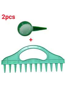 Set Penabur Benih Sayuran, Alat Penabur Benih Manual, Alat Penyebar Benih, Penabur Tanaman Sayuran, Pelubang Tanah dan Alat Penggembur Tanah untuk Berkebun - A - View 11