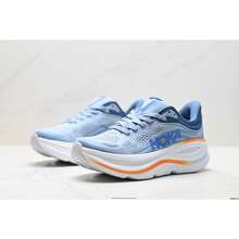 New Spring/Summer Bondi 9 Road Running Shoes, Breathable, Lightweight, Comfortable, Cushioned, Anti-Slip, All-Season, Unisex, Dark Blue - Dark Blue - View 6