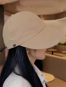1件可折疊尺寸可調快乾女款遮陽帽，適合運動日常搭配，棒球帽運動帽，送給朋友的絕佳禮物 - 多色 - 查看 4
