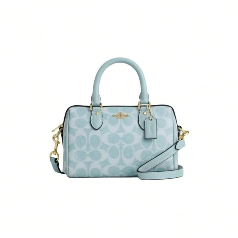 Coach Rowan Lady Shoulder Bag With Crossbody Handle CEY63IMXUM - 淺藍色CEY63IMXUM - 查看 1