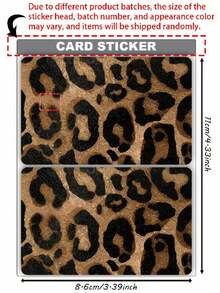 4pcs/Set Creative Pattern Credit Card Stickers, Anti-Fingerprint Anti-Scratch, Ultra-Thin Design, Suitable For Debit Cards, Transportation Cards, Credit Cards And Other Special-Purpose Stickers,Card Sticker Cover - 4pcs - View 11