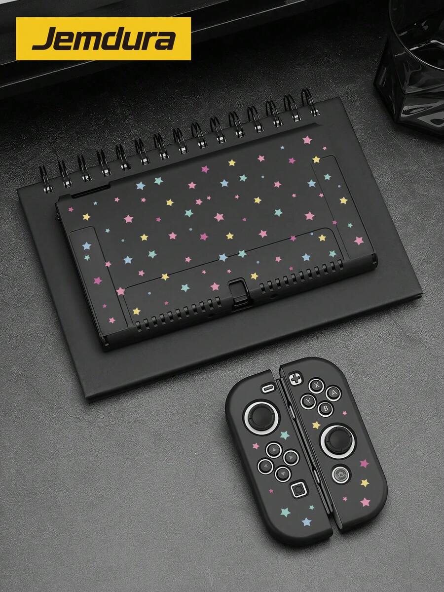 2025 New 2 Accessories, Shiny Star Pattern Switch Protective Case, Compatible With Switch 2/Switch NS/Switch OLED/Lite, Accessories For Switch 2/Switch, Family Pack Set, Storage Bag, Dockable Base, Switch Protective Case, Best Gift For Switch Players - Multicolor - View 1