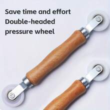 3pcs Window And Door Screen Replacement Roller Tool Set, Wooden Handle Metal Roller, Plastic Steel Window Strip Roller, Plastic Screen Roller, Complete Screen Installation Kit - Includes Replacement Tool, Tension Roller - Screen Window Removal Tools - View 8