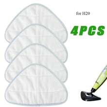 4x Microfibre Steam Mop Pads For H20 HD Steam Cleaner H2O Lite Steam Replacement - View 1