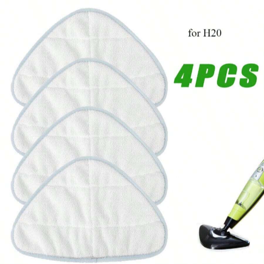4x Microfibre Steam Mop Pads For H20 HD Steam Cleaner H2O Lite Steam Replacement - View 1