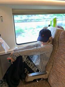美式復古高端條紋拼色防曬長袖上衣 女款修身薄款內搭襯衫 夏季女裝上衣 黑色 - 黑色 - 查看 6
