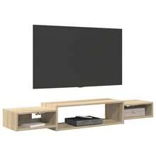 Mueble de TV mural  Sonoma Oak 140 x 28 x 21 cm - Marrón - Ver 3